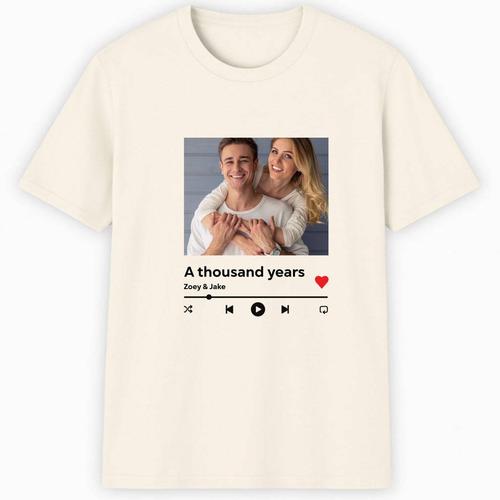 Music player Classic T-Shirt hero product mockup