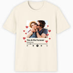 Music player - Valentines Classic T-Shirt hero product mockup