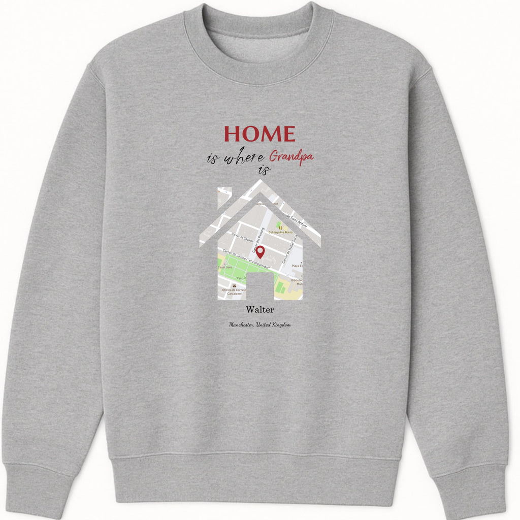 Home is where... Sweatshirt hero product mockup