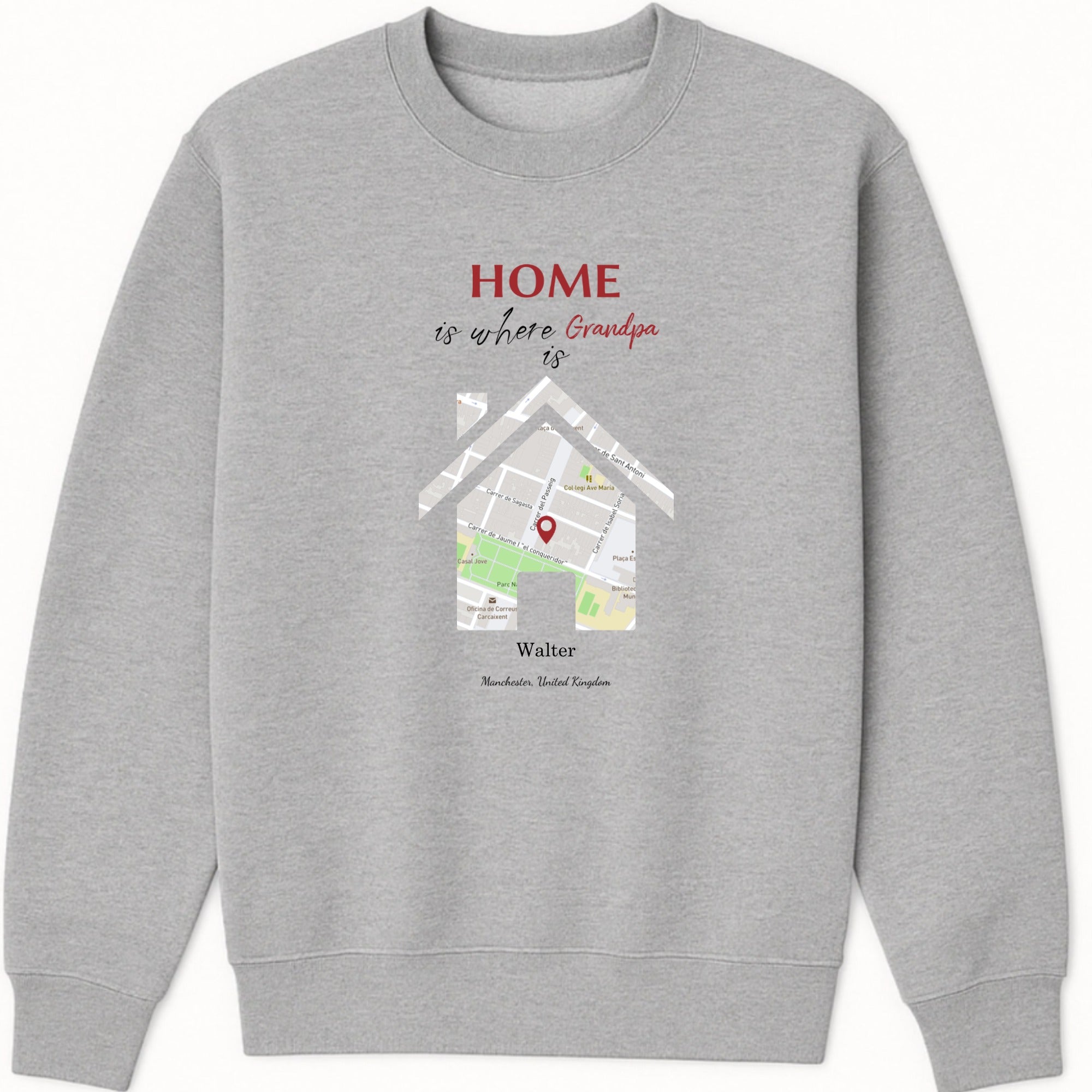 Home is where... Sweatshirt hero product mockup