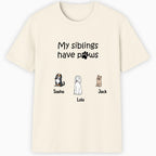 My siblings have paws dogs Classic T-Shirt hero product mockup
