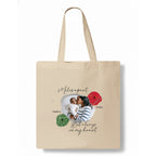Miles apart but always in my heart Tote Bag hero product mockup
