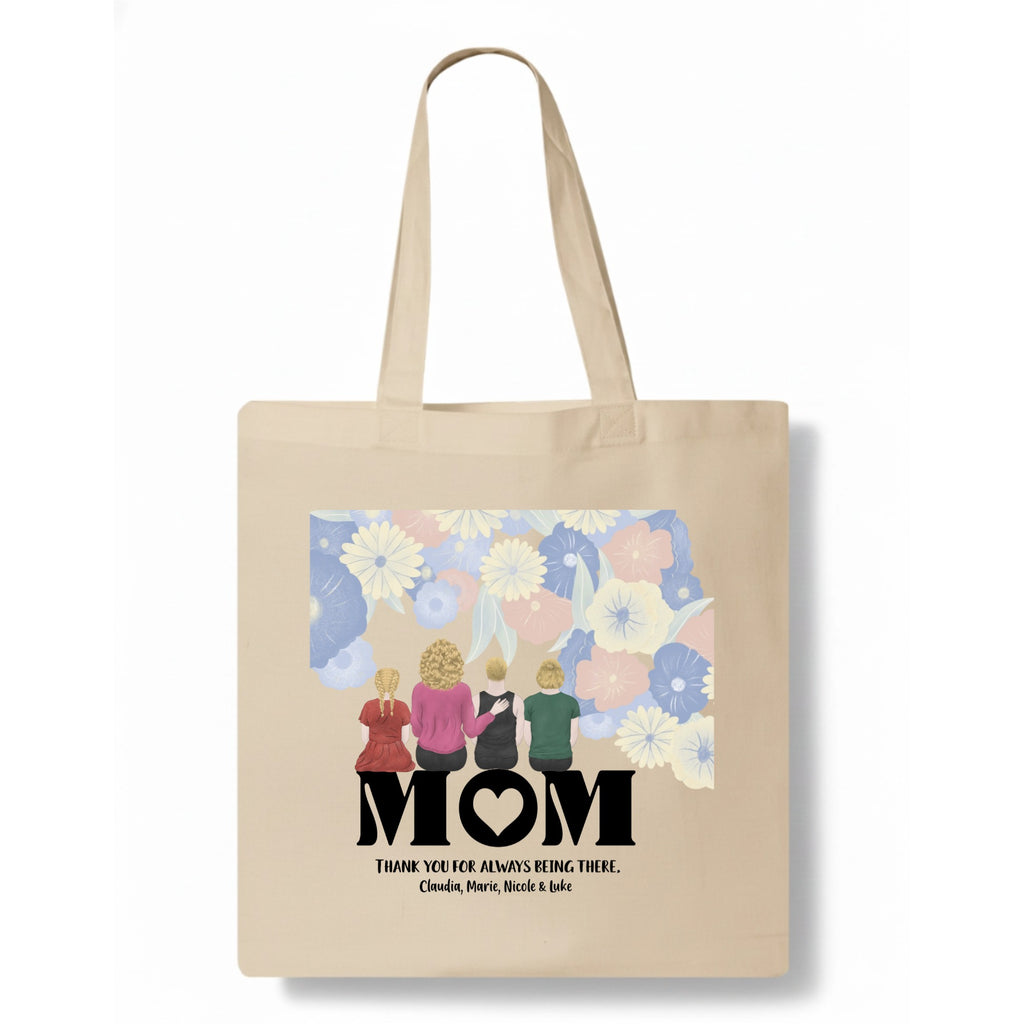 Mom, thank you for being there Tote Bag color variation 1