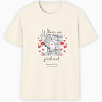 Where we first met - Valentine Classic T-Shirt hero product mockup
