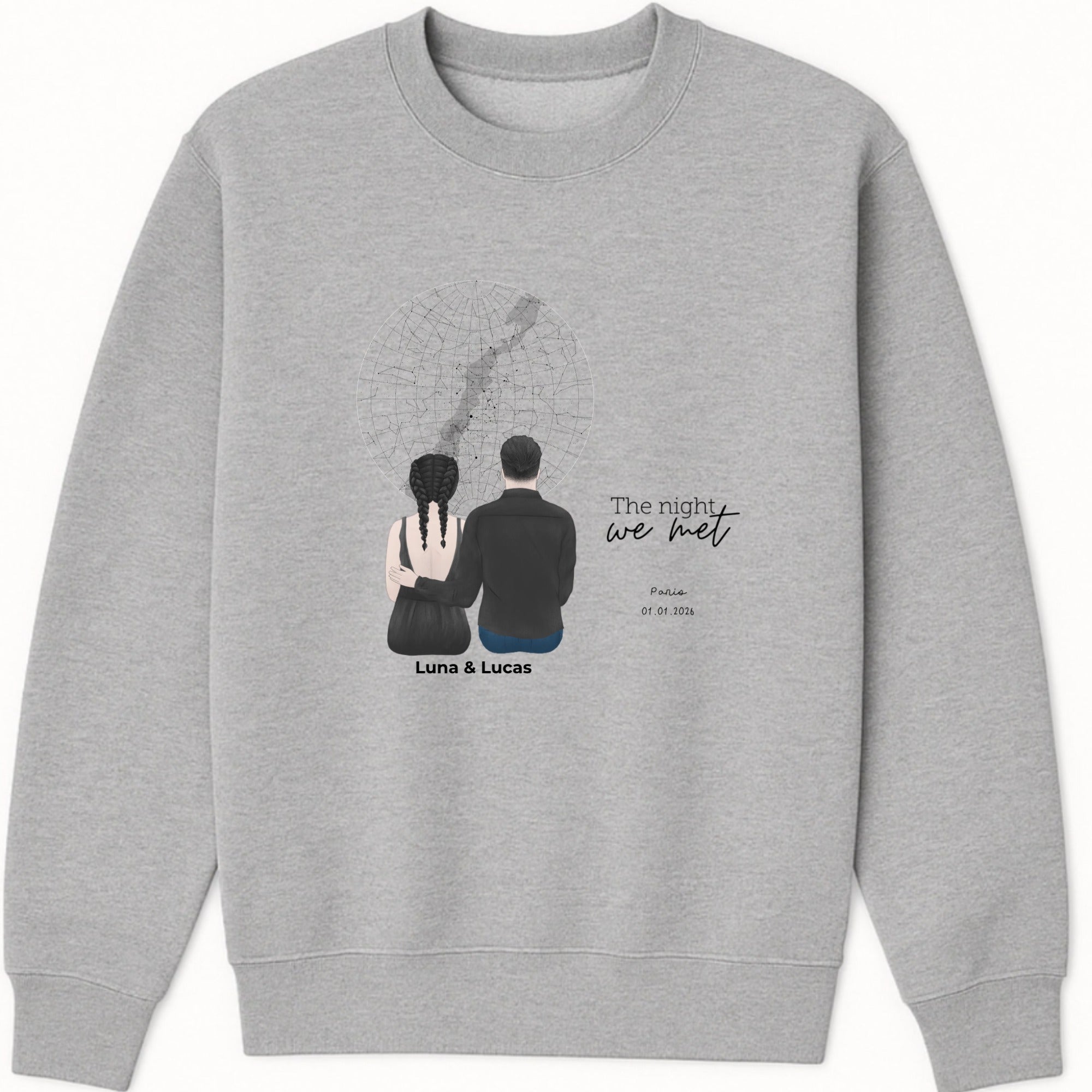 The night we met 2 Sweatshirt hero product mockup