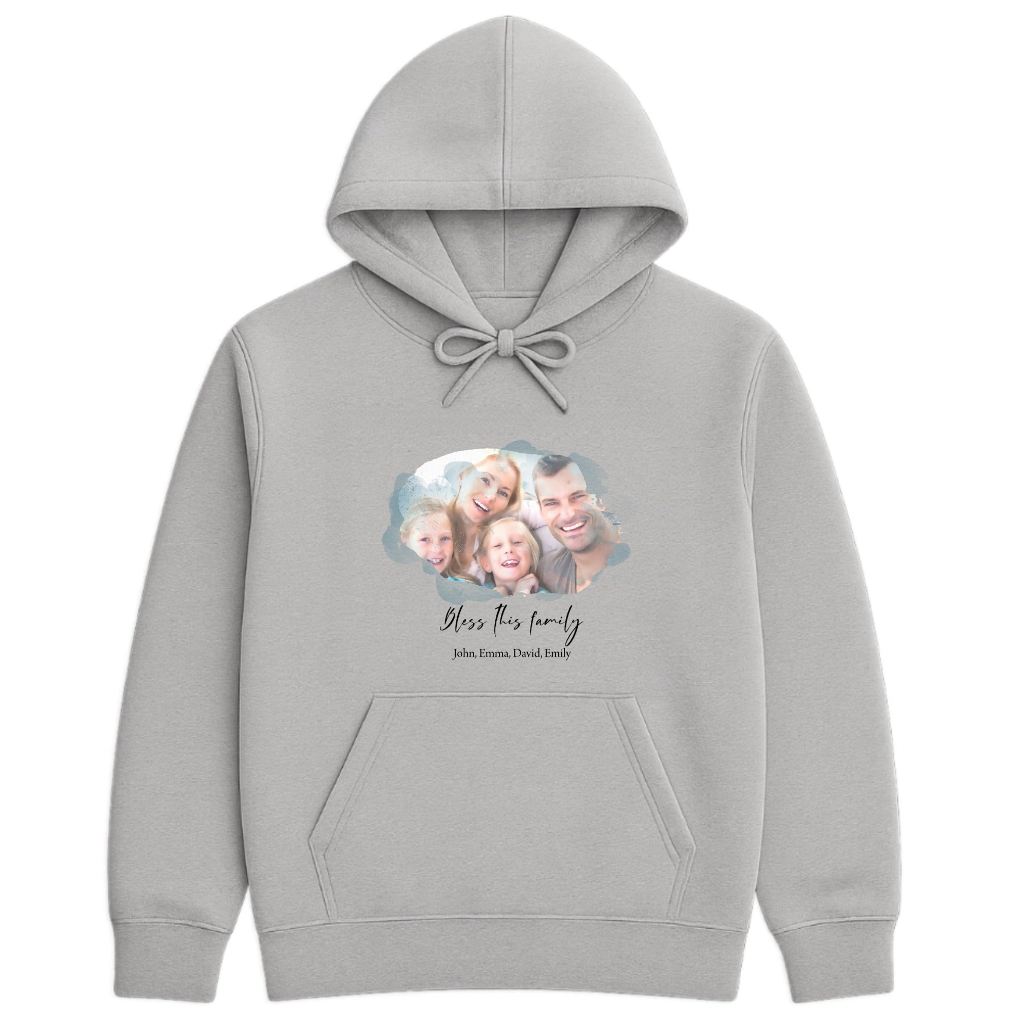 Bless this family Hoodie hero product mockup