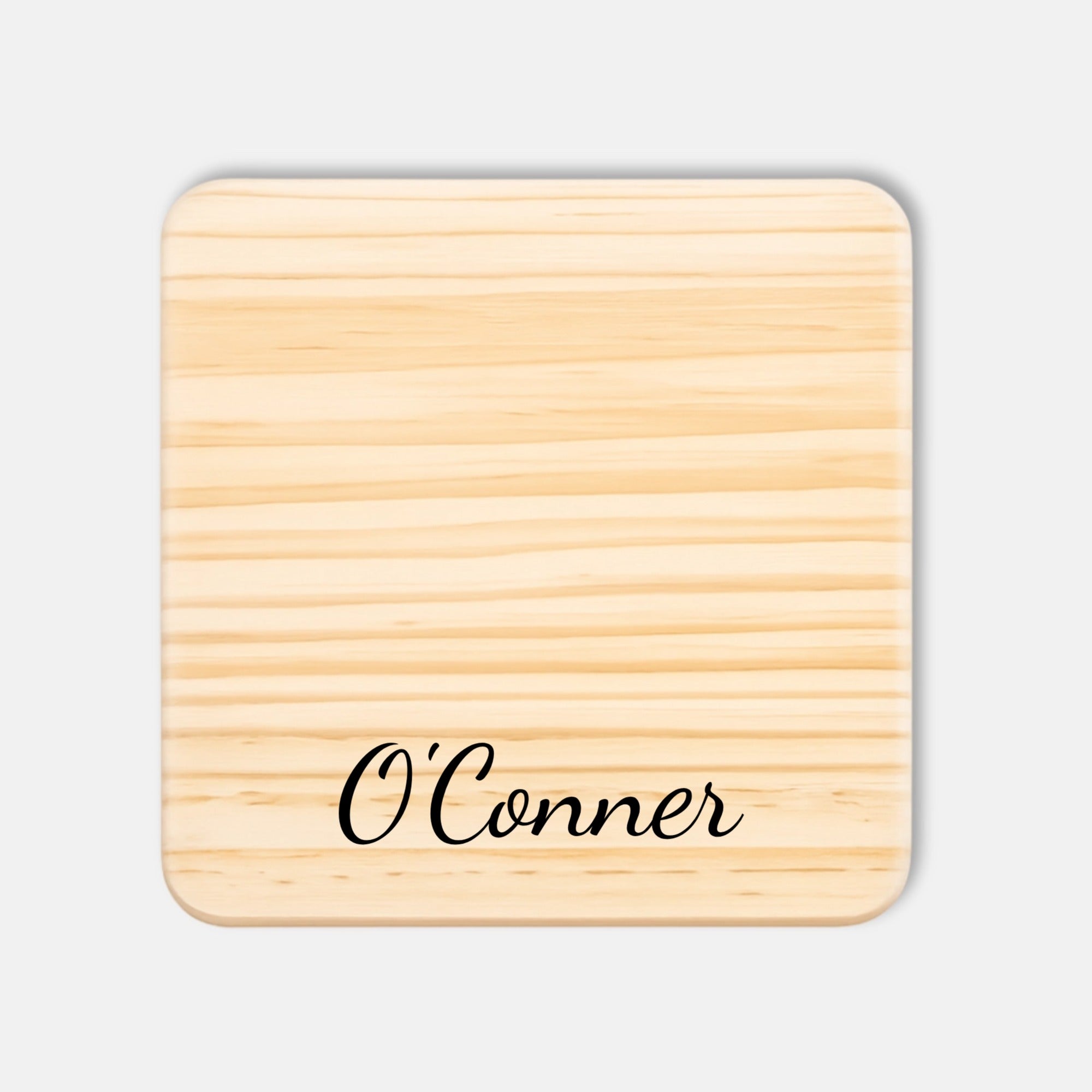 Square Wooden Coaster (Name)