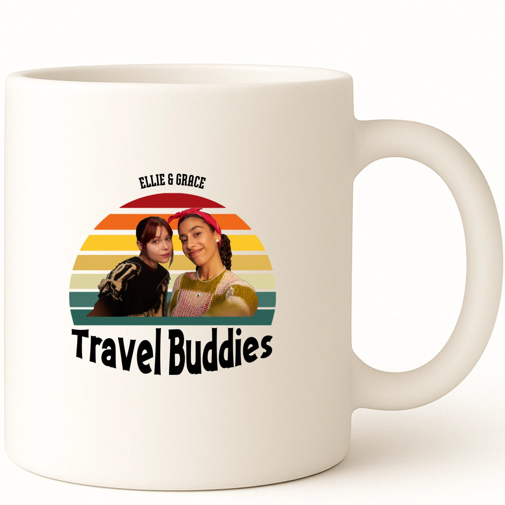 Travel Buddies Coffee Mug hero product mockup