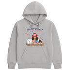 American Dog Mom Hoodie hero product mockup