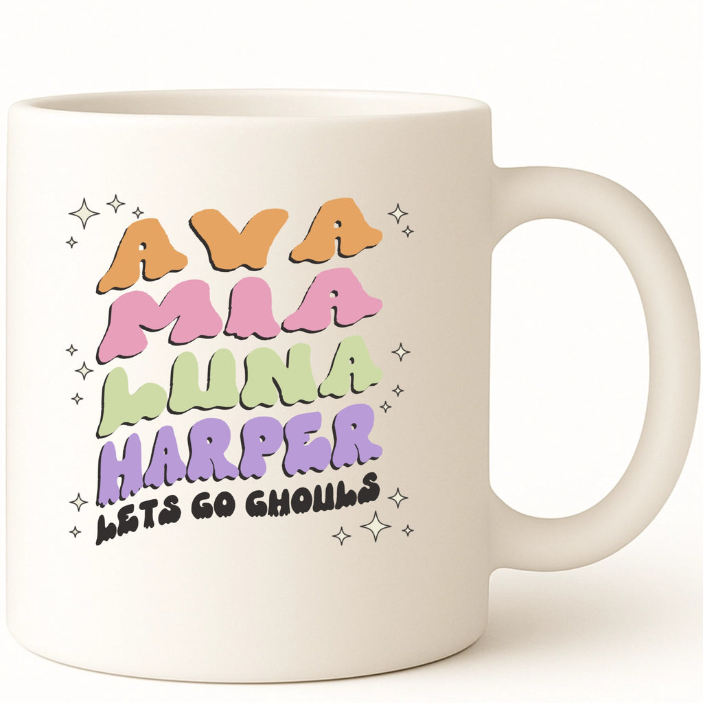 Lets Go Ghouls Coffee Mug hero product mockup