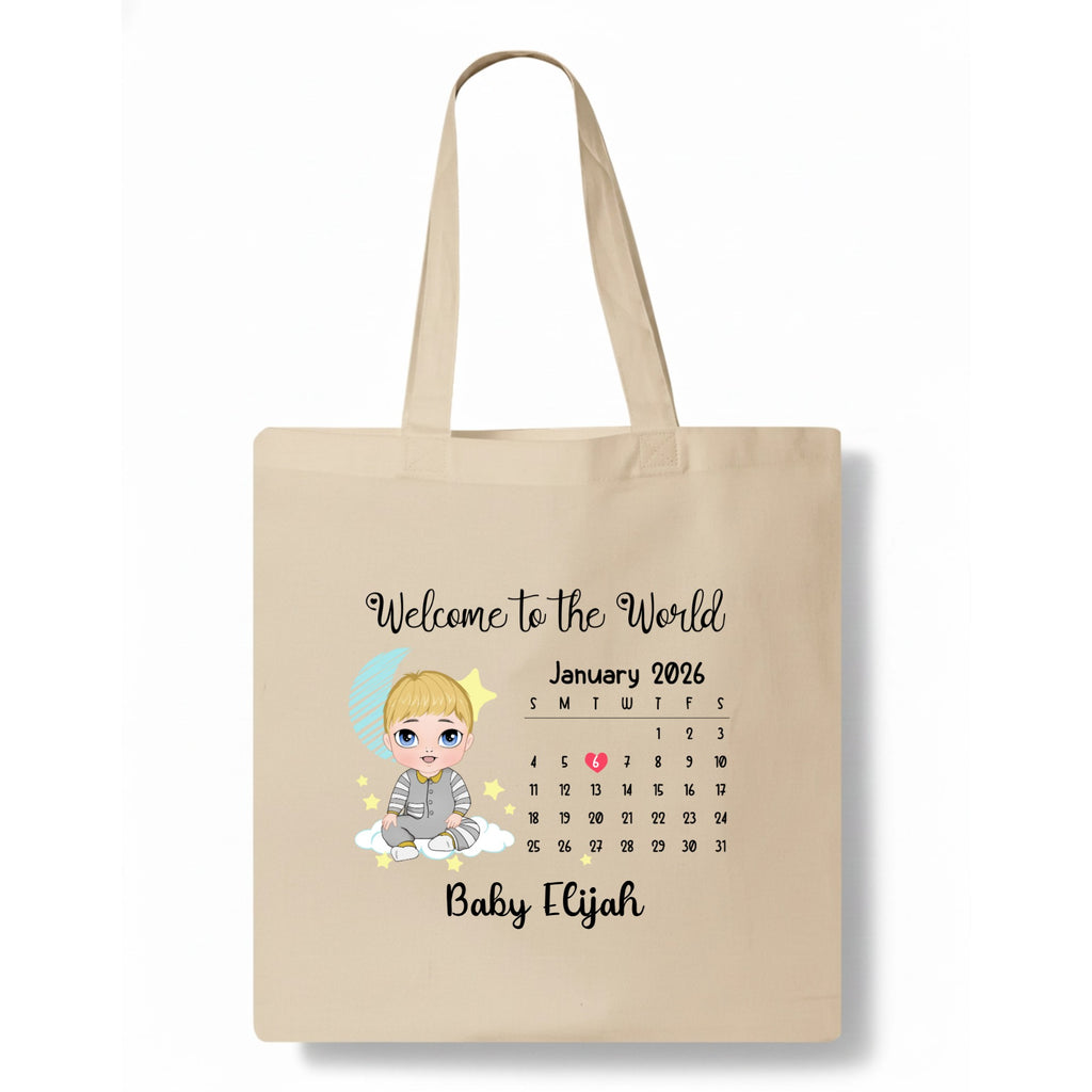 Welcome to the World Tote Bag hero product mockup