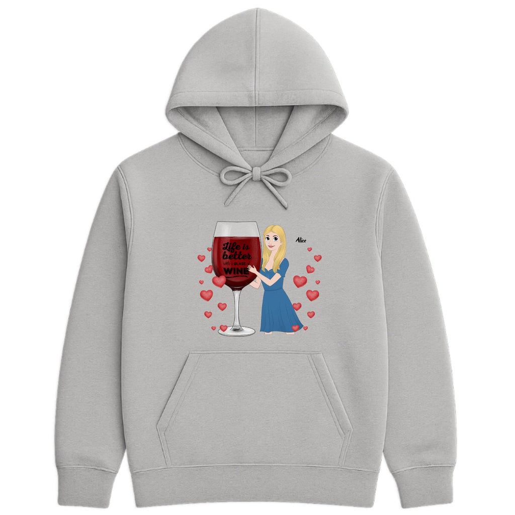 I'm my own valentine Hoodie hero product mockup
