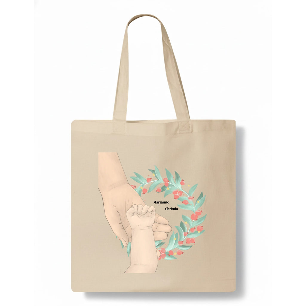 Baby parent to this angel Tote Bag hero product mockup