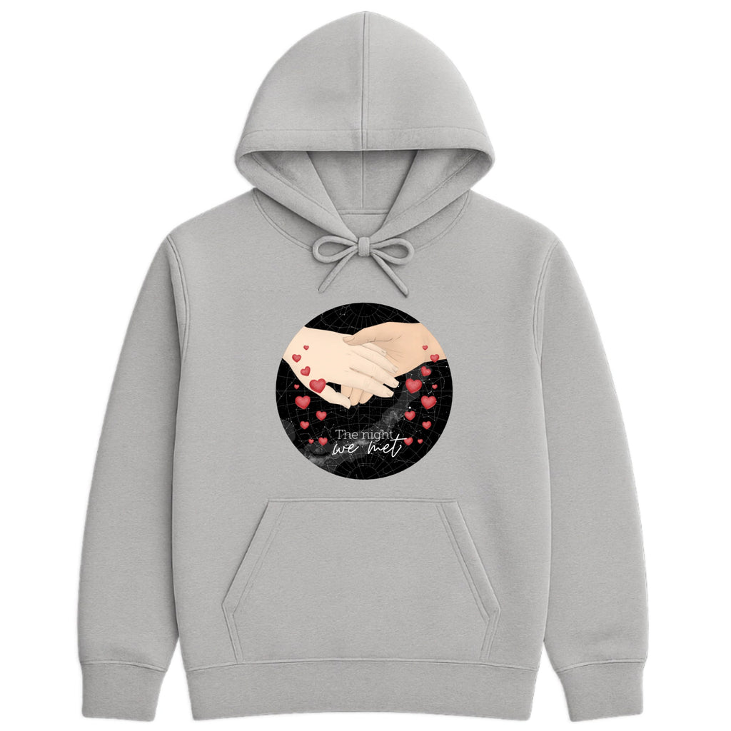 The night we fell in love Hoodie hero product mockup