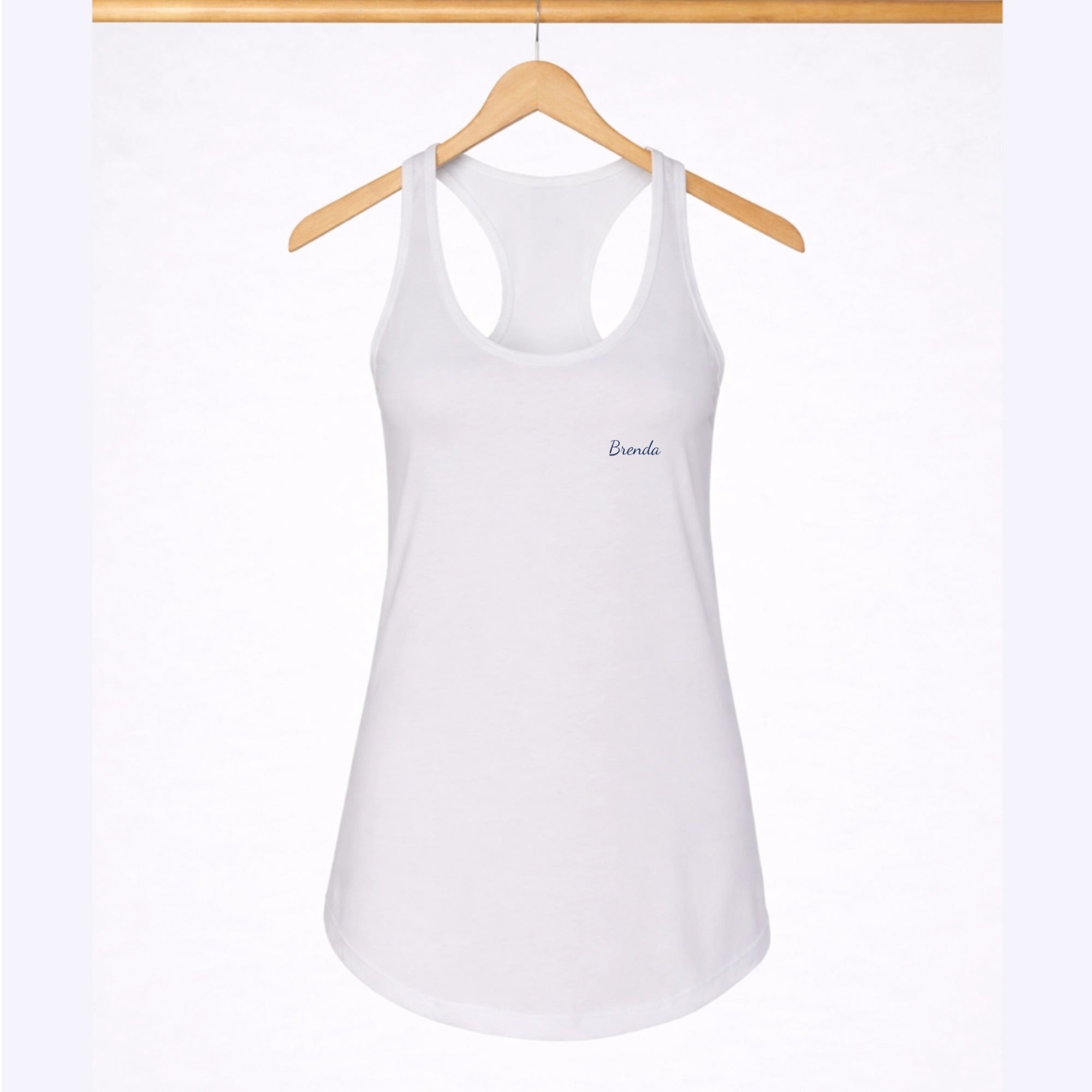 Women's Premium Racerback Tank (Name)
