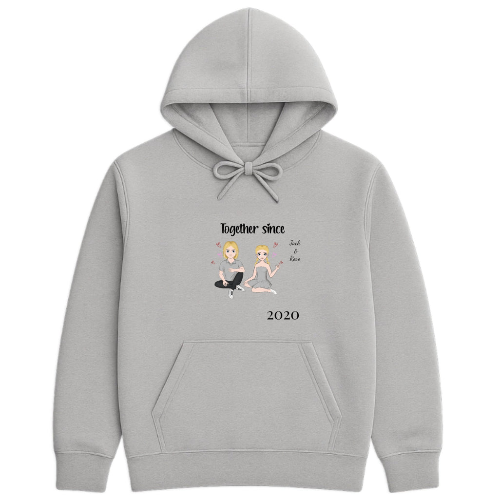 Together since Hoodie hero product mockup