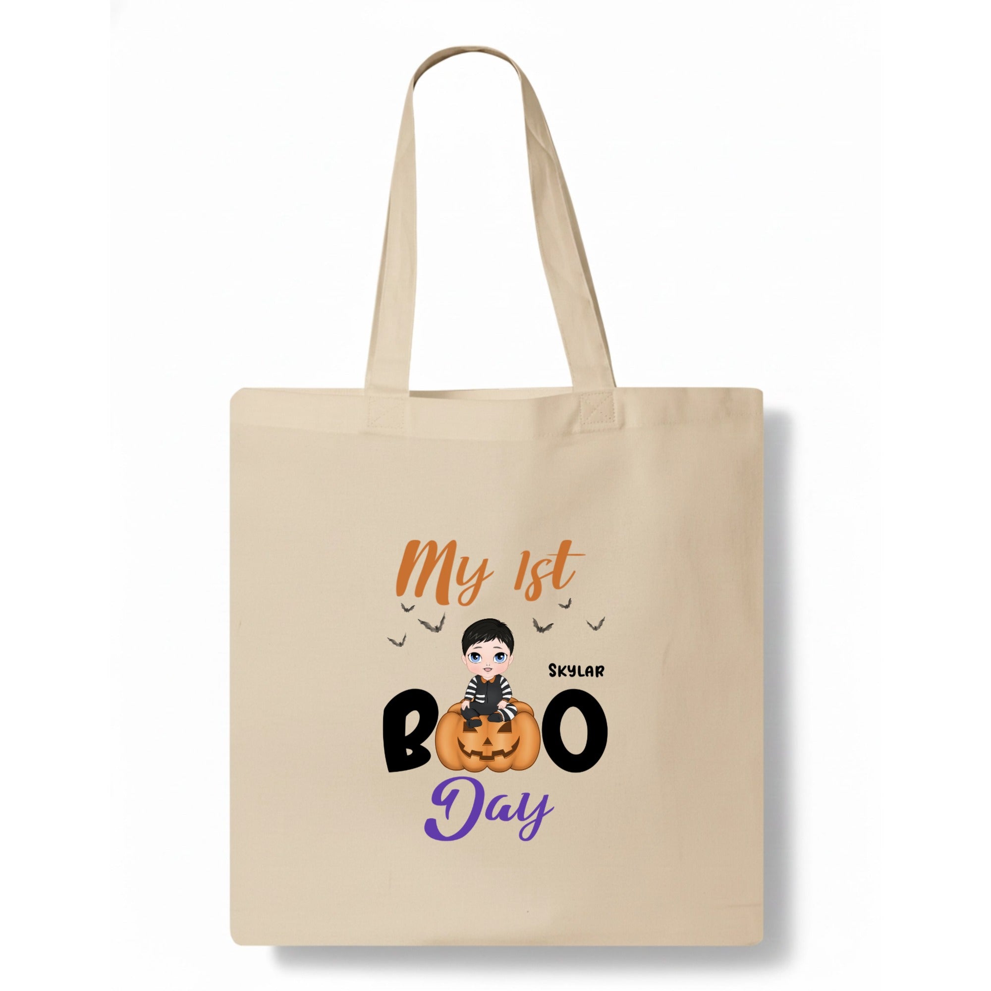 My 1st Boo Day Tote Bag hero product mockup