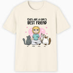 Cats are a girl's best friend Classic T-Shirt hero product mockup