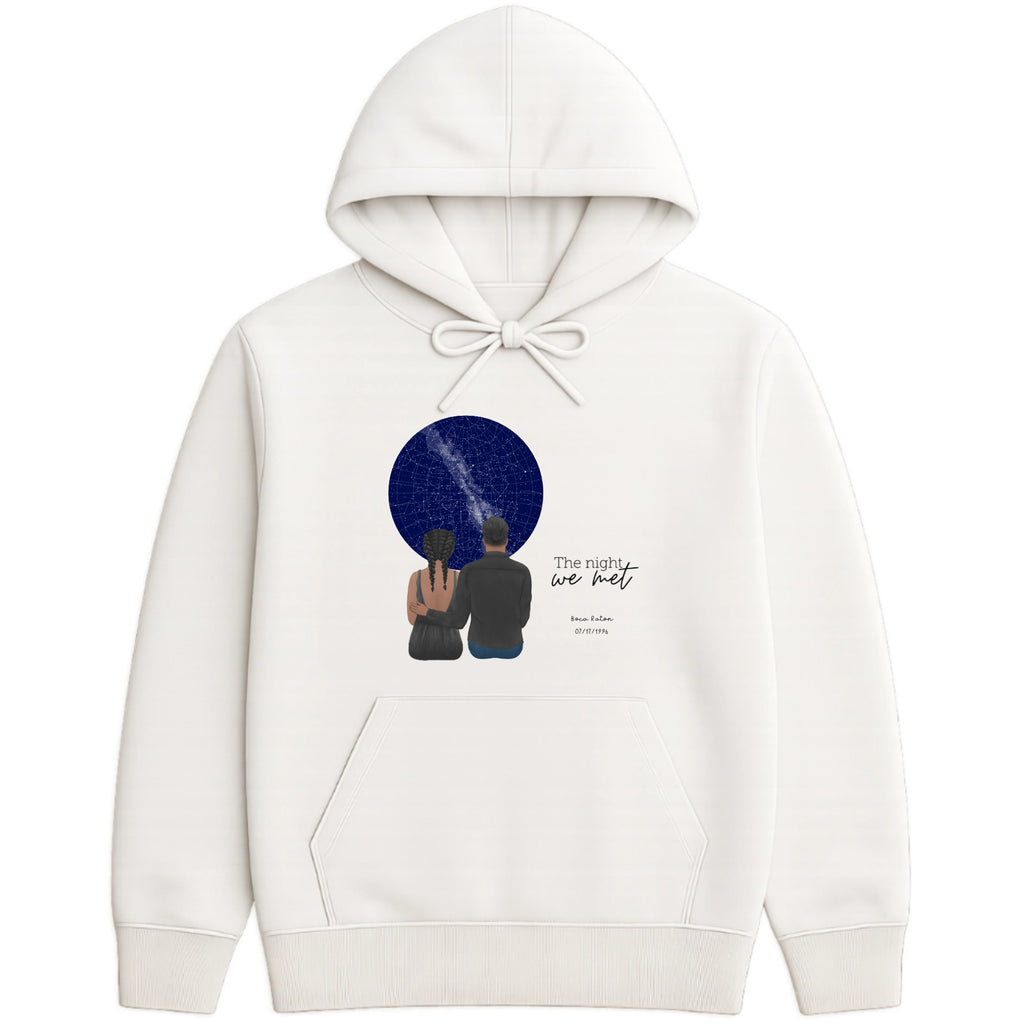 The Night We Met Hoodie hero product mockup