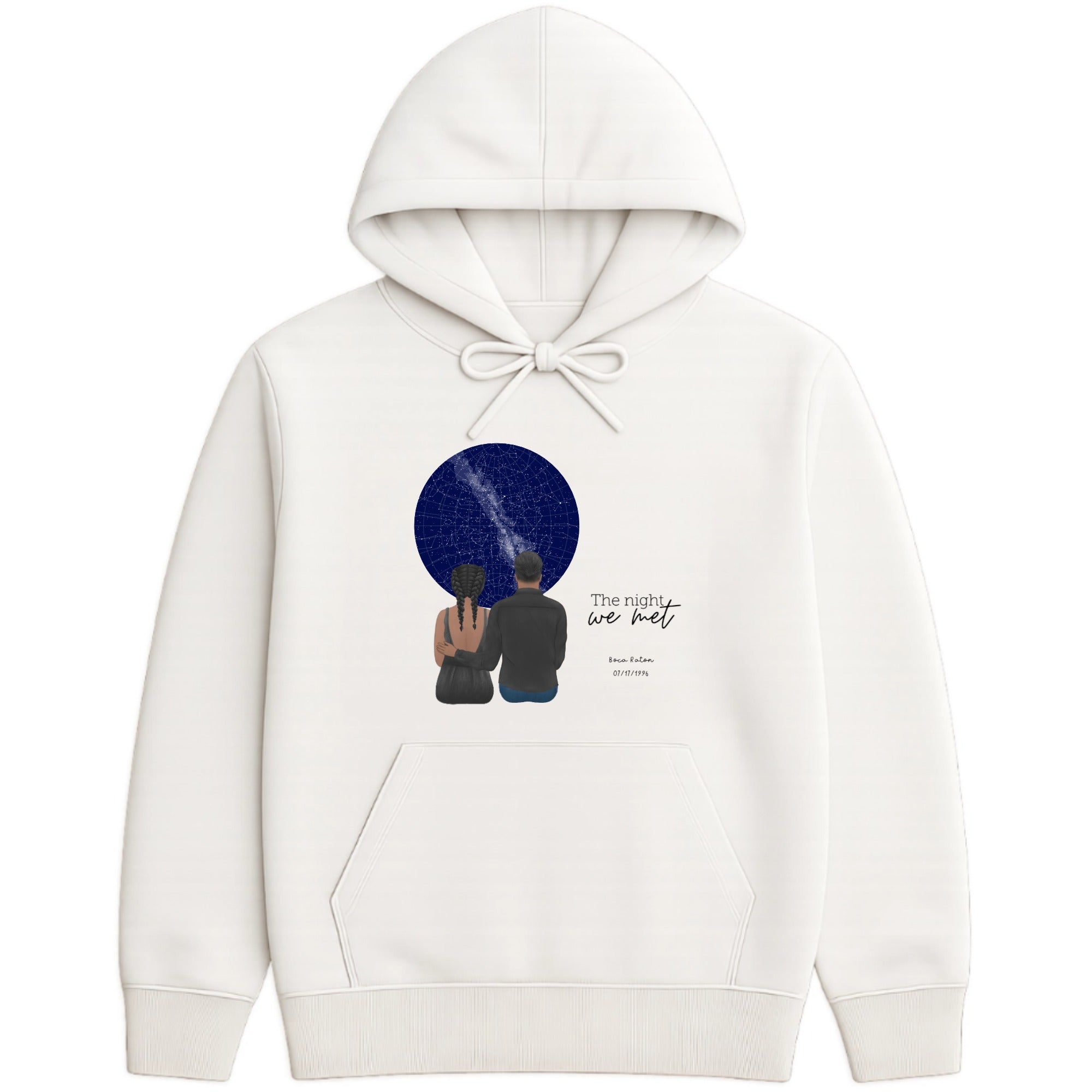 The Night We Met Hoodie hero product mockup