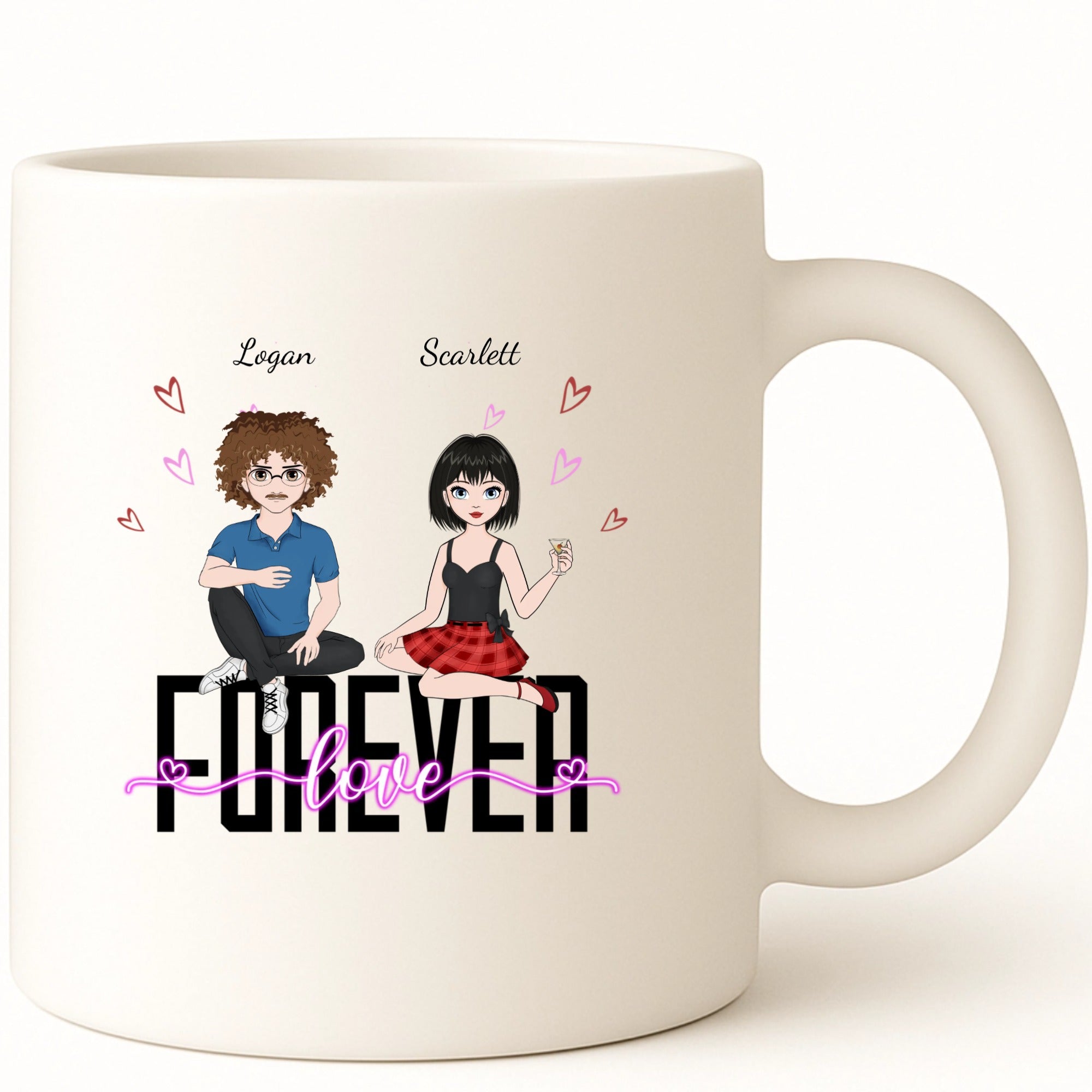 Forever love Coffee Mug hero product mockup