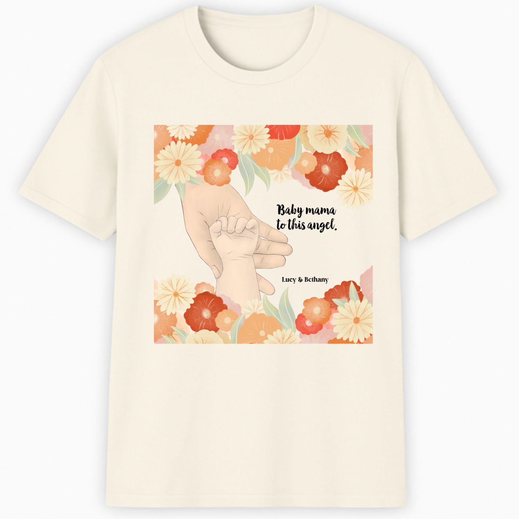 Mommy's sweet angel Classic T-Shirt hero product mockup