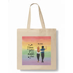 You and I Tote Bag hero product mockup