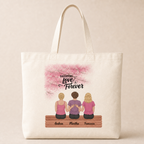 Daughters Love is Forever Tote Bag hero product mockup