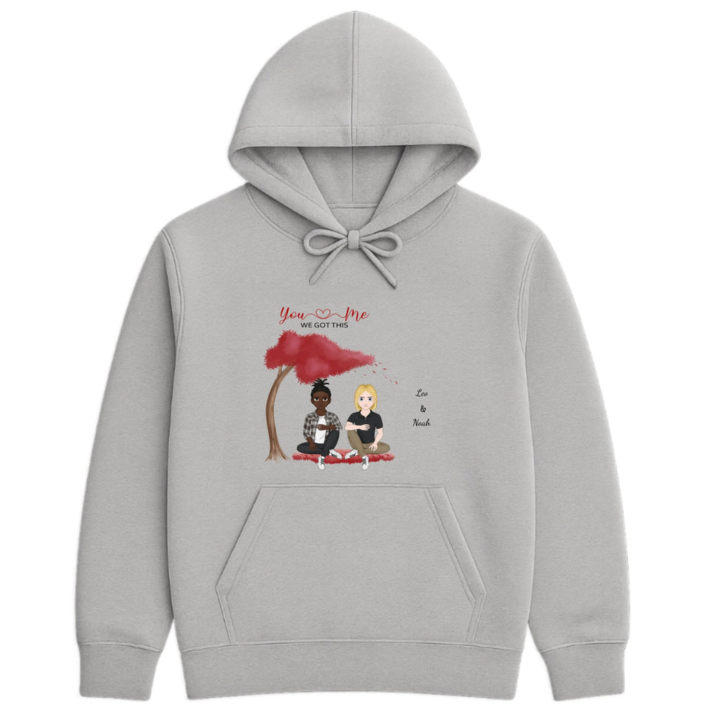 You and me we got this Hoodie hero product mockup