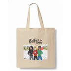 Besties forever Tote Bag hero product mockup