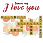 Reasons why I love you crossword Coffee Mug color variation 2