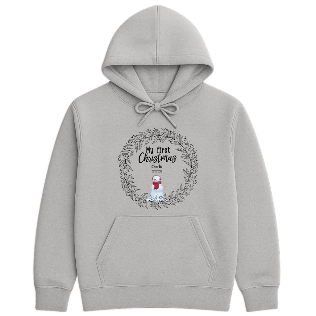 My first Christmas Hoodie hero product mockup