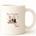 You are the missing piece to my heart Coffee Mug hero product mockup
