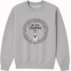 My first Christmas Sweatshirt hero product mockup