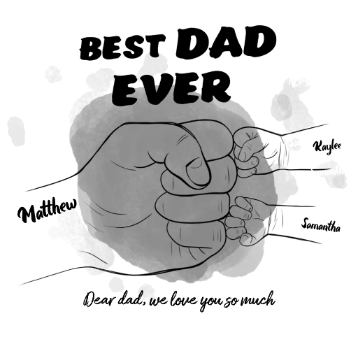 Best dad ever Sweatshirt alternate product view 2