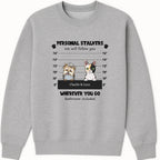 Personal Stalker Sweatshirt hero product mockup