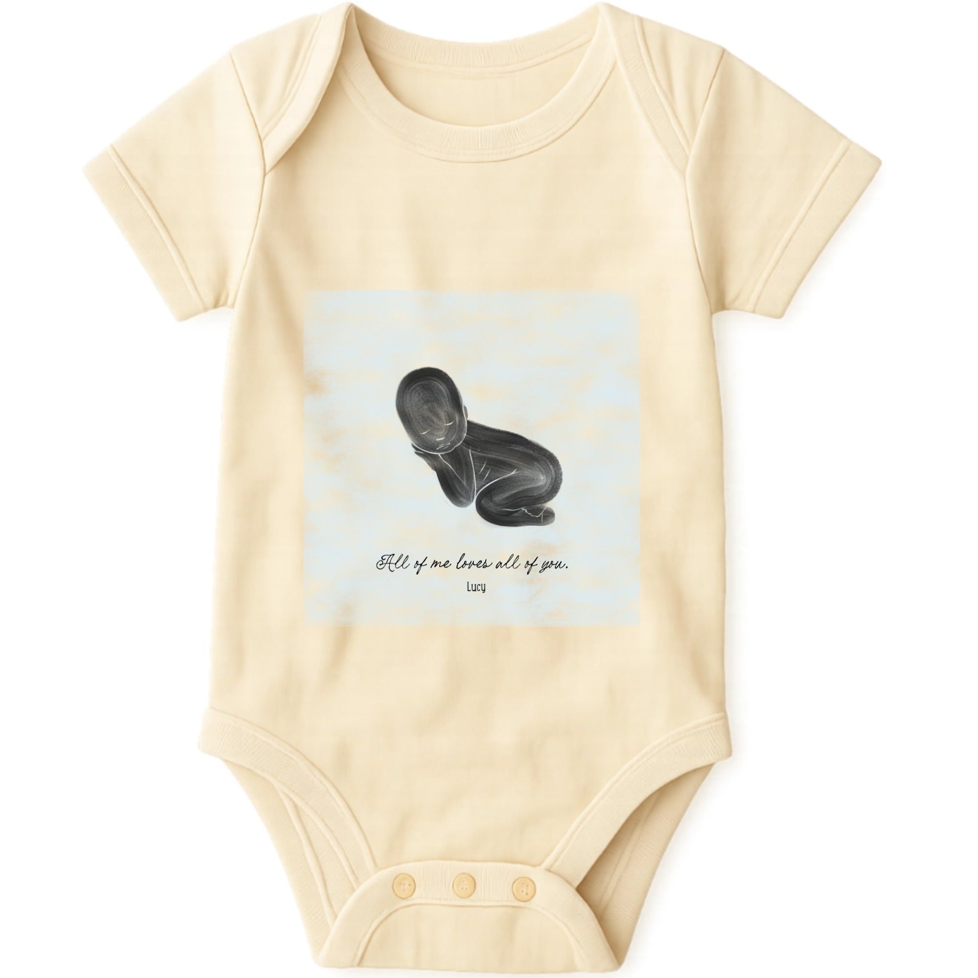 Baby momma Baby Onesie hero product mockup