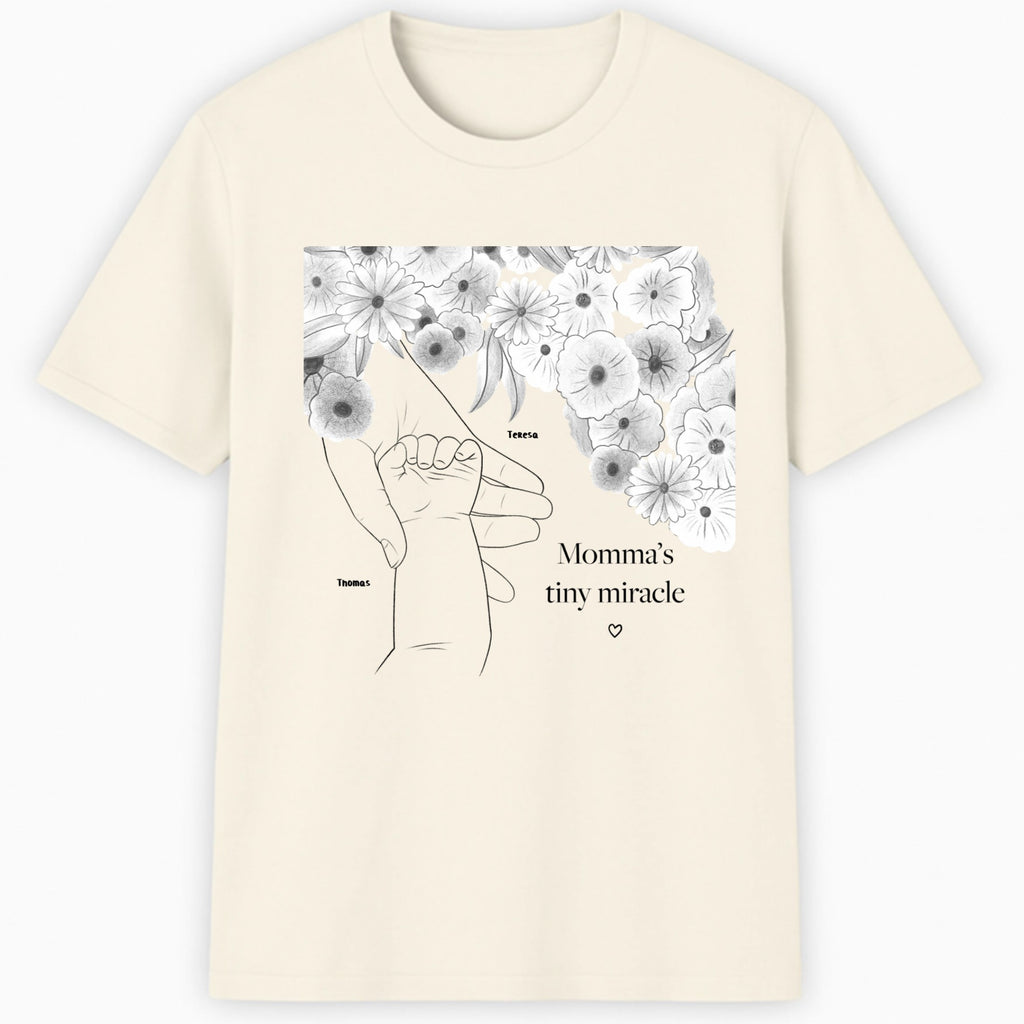 Momma's tiny miracle Classic T-Shirt hero product mockup