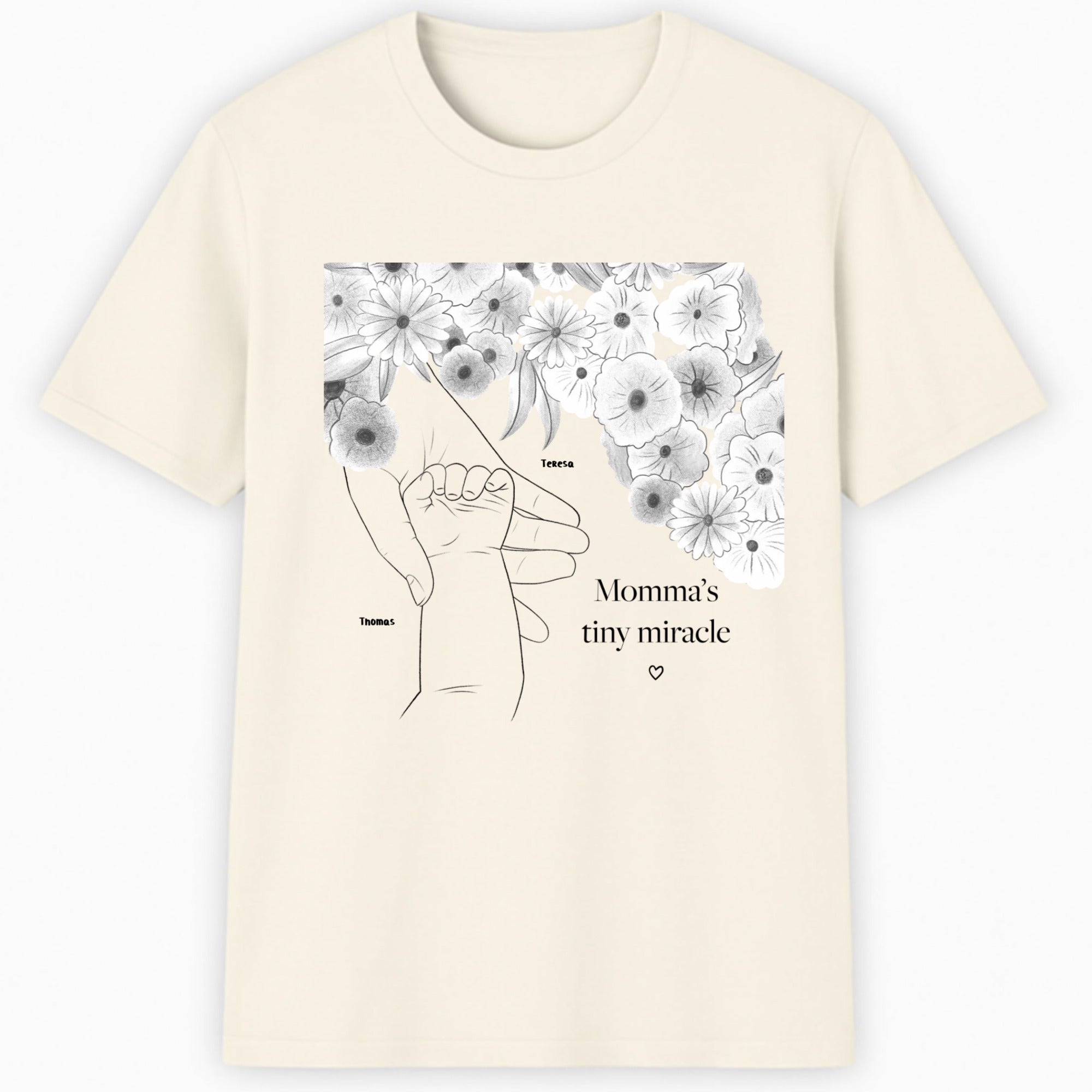 Momma's tiny miracle Classic T-Shirt hero product mockup