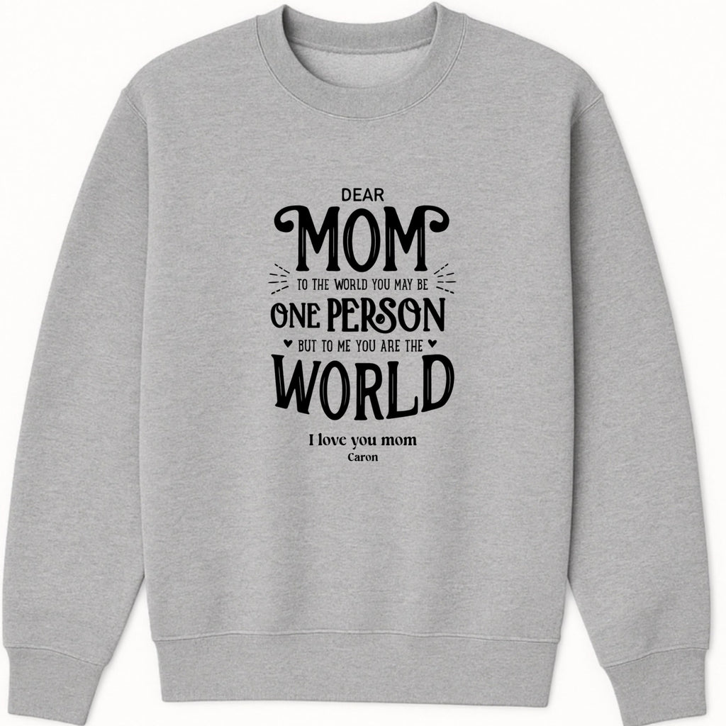 My favorite moments are with you Sweatshirt hero product mockup