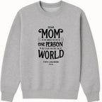 My favorite moments are with you Sweatshirt hero product mockup