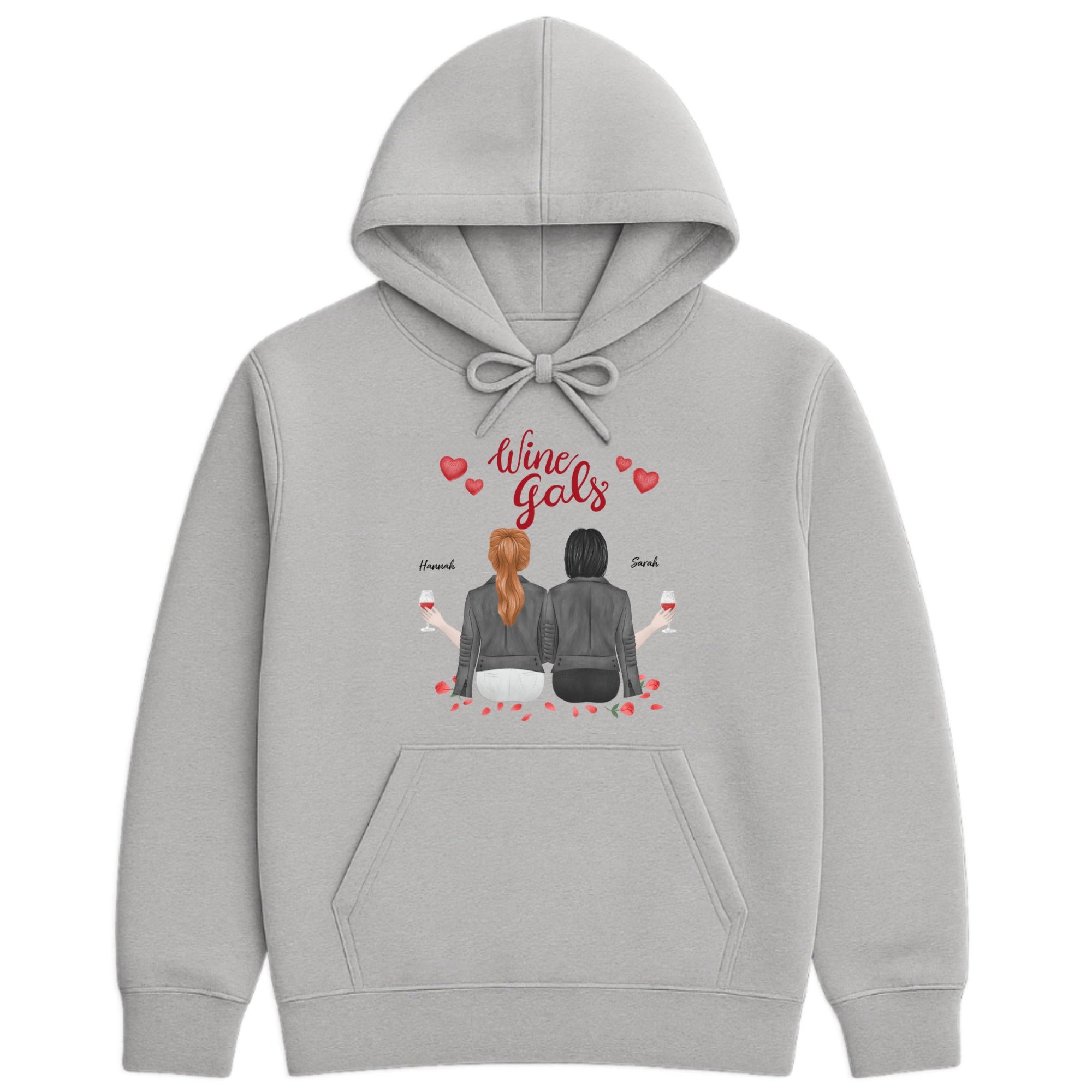 Wine Gals Hoodie hero product mockup