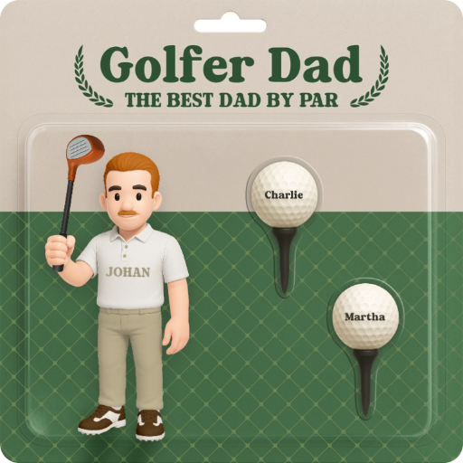 Golfer Dad Sweatshirt alternate product view 2