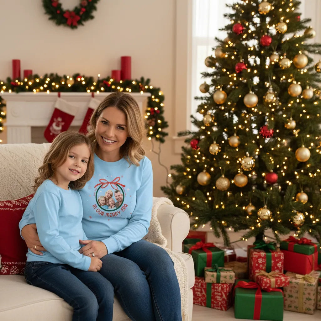 Christmas Bow Long Sleeve T-Shirt