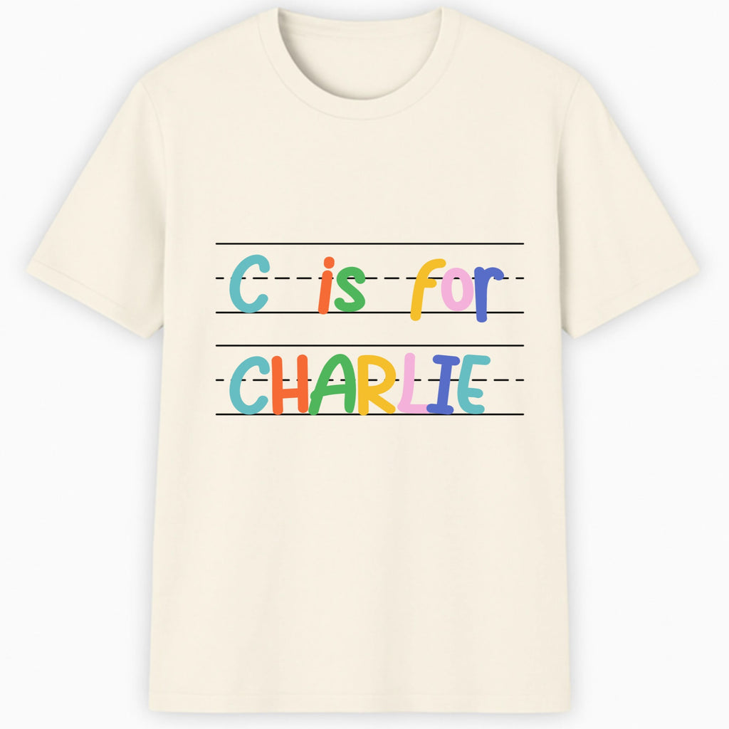 Y is for Your Name Classic T-Shirt hero product mockup