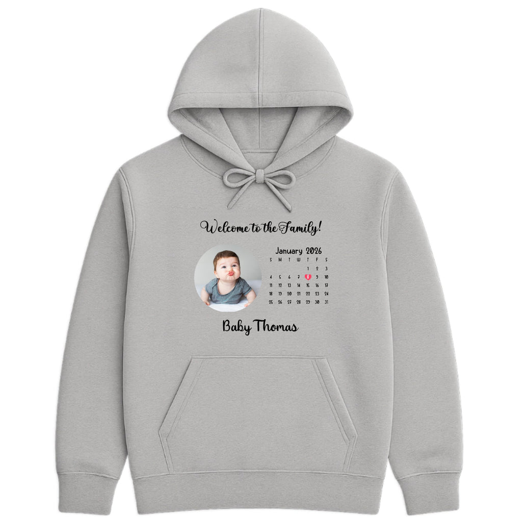 Welcome to the Family! Hoodie hero product mockup
