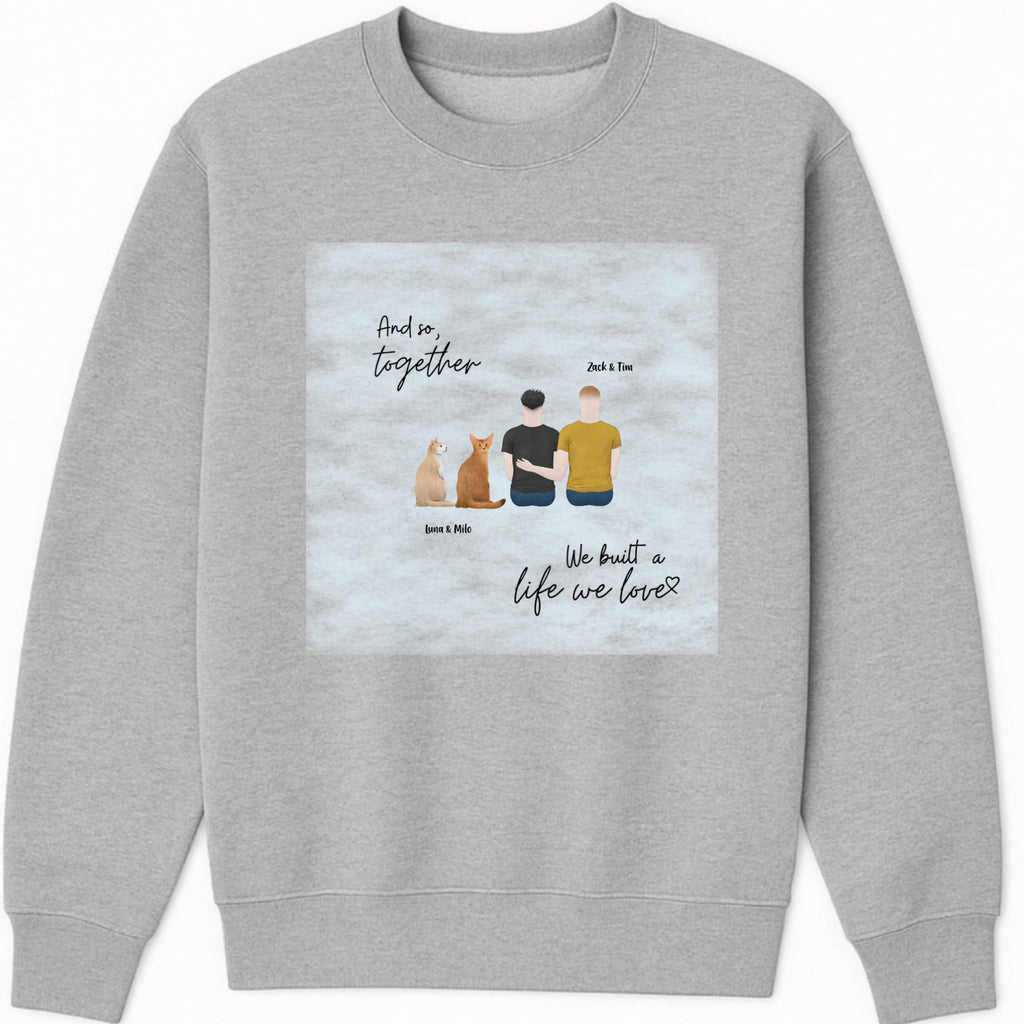 The day I met you I found my missing piece Sweatshirt hero product mockup