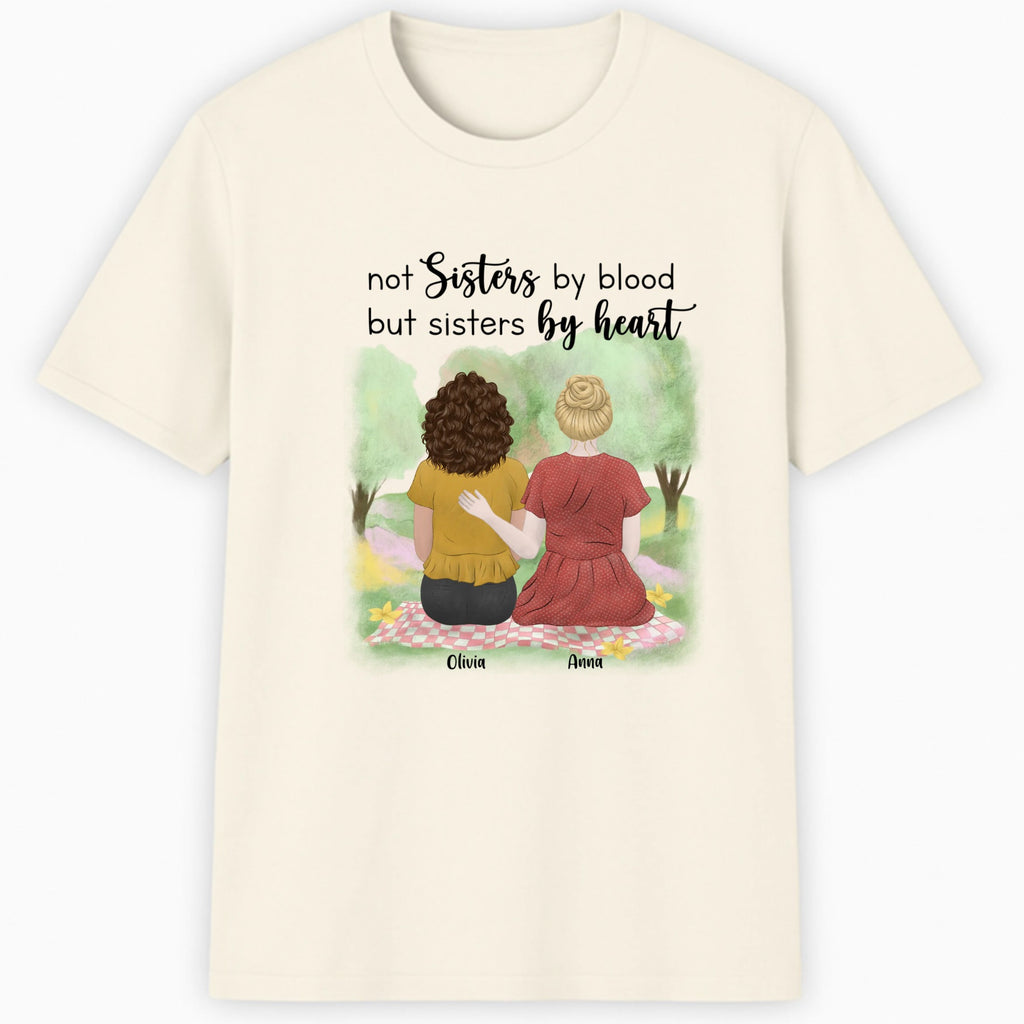 Friends and Sisters by heart Classic T-Shirt hero product mockup