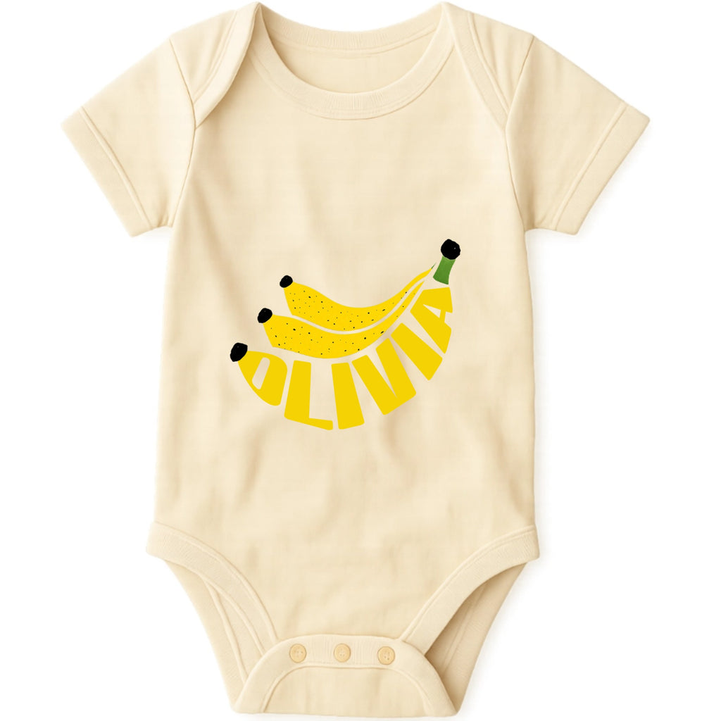 Fruit Name Baby Onesie hero product mockup