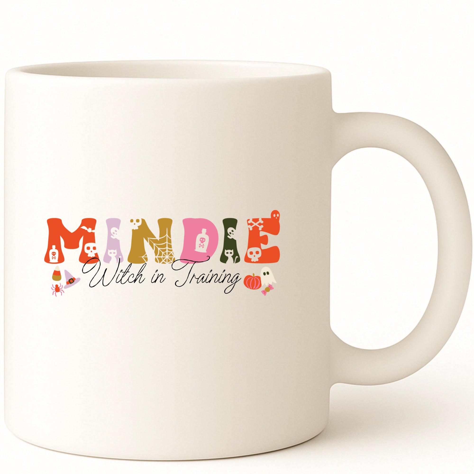 Spooky Cute Name Coffee Mug hero product mockup